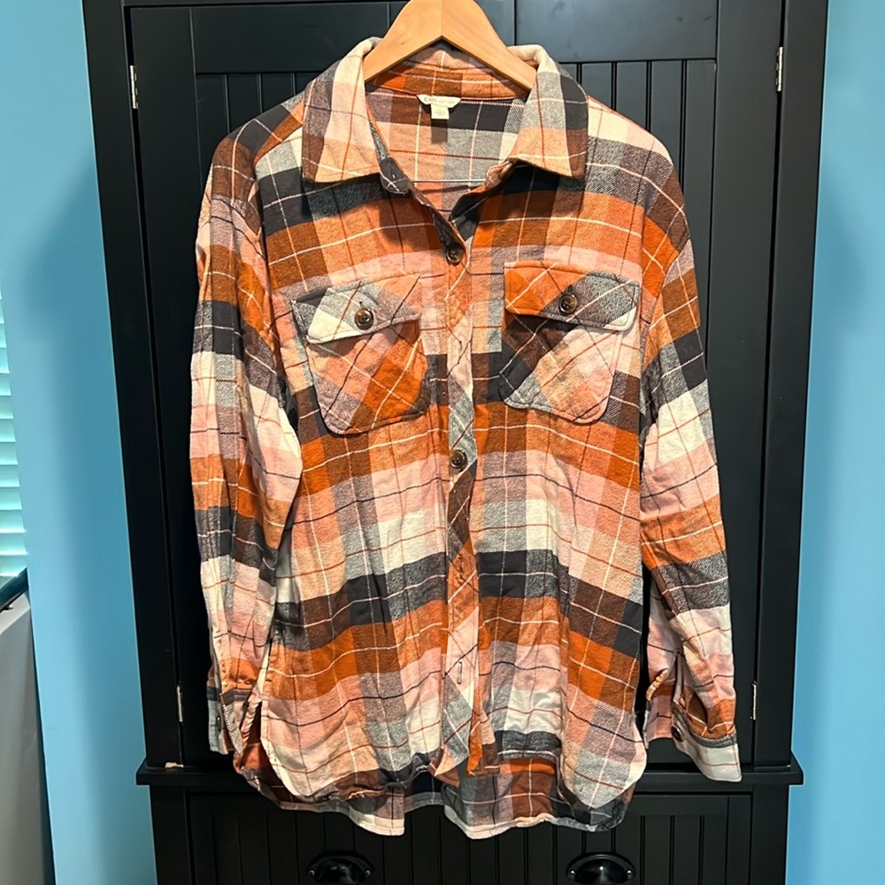 Flannel button up